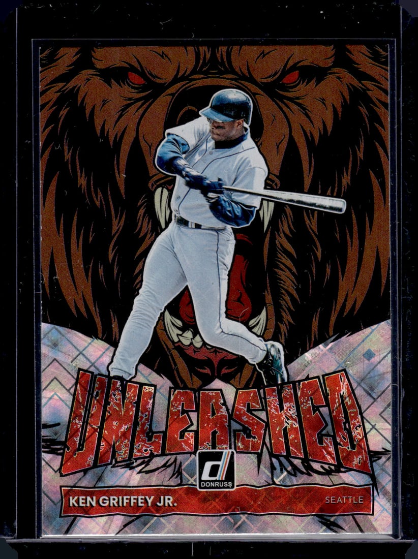 Ken Griffey Jr. Unleashed Diamond 2022 Donruss #UL-20 Seattle Mariners: Panini Baseball MLB Trading & Sports Cards, Sports Cards for Sale Near Me, Prizm, Mosaic, Select, SP, SSP, Auction Memorabilia Lots for Sale On Line, World Series & Hall of Fame Players