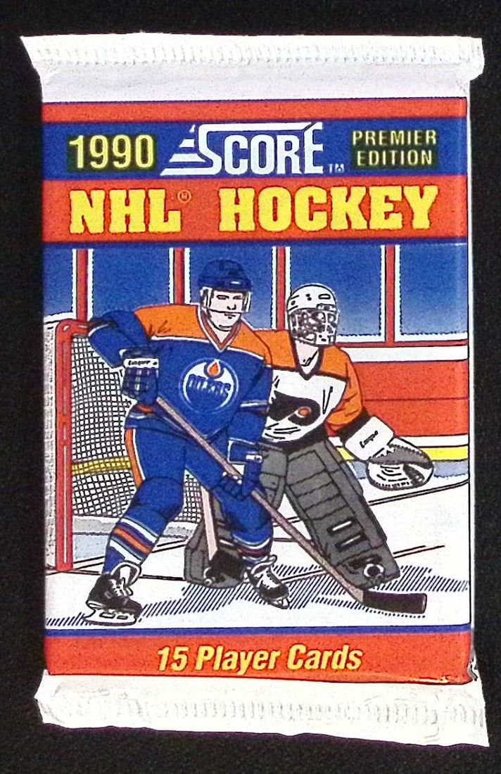 1990 Score Premier Edition Hockey Cards Retail Box Pack Sports Cards Wayne Gretzky (1 of 1)