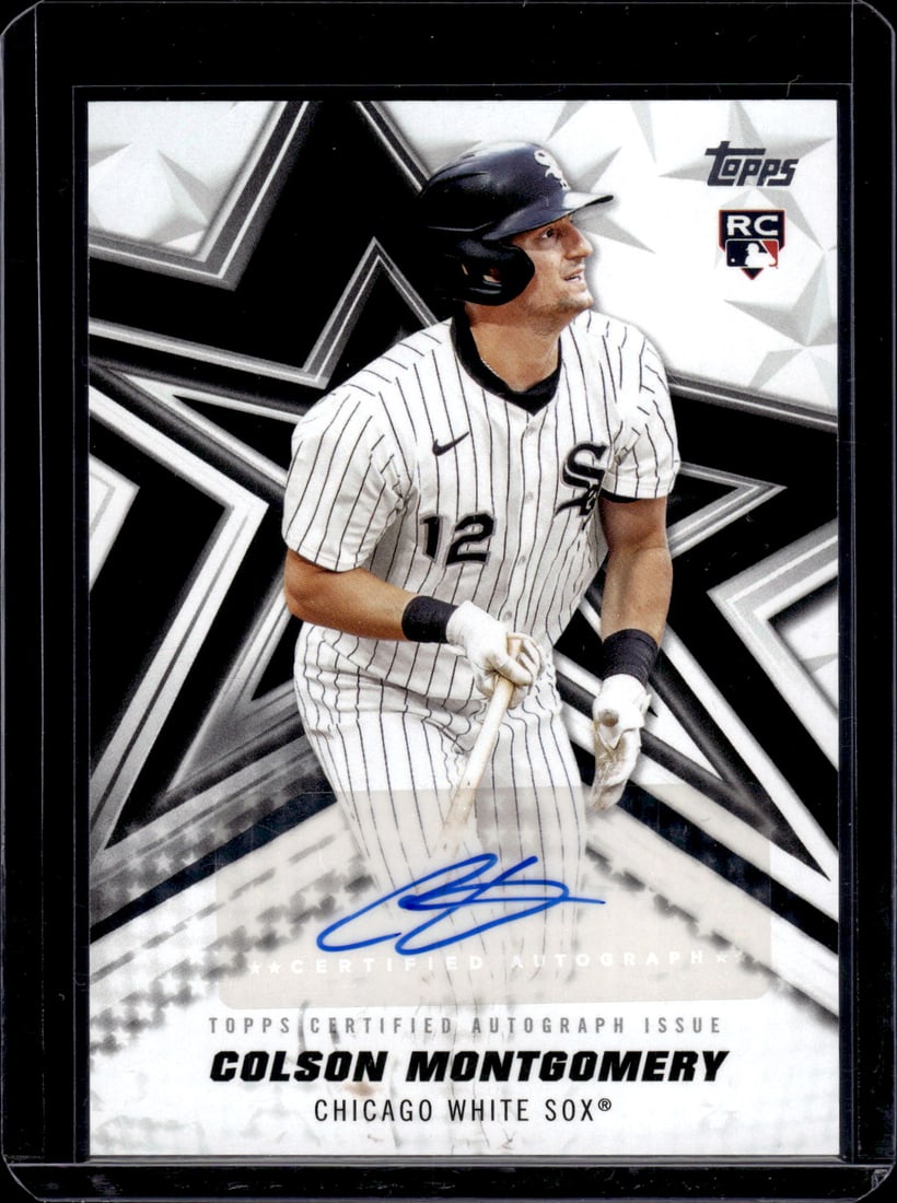 Colson Montgomery Rookie Auto 2026 Topps #BSA-CM Chicago White Sox: Topps Baseball MLB Trading & Sports Cards, Sports Cards for Sale Near Me, World Series & Hall of Fame Players Memorabilia, Refractors, X-Fractors, Numbered, SP, SSP, Valuable Auction Memorabilia Lots 