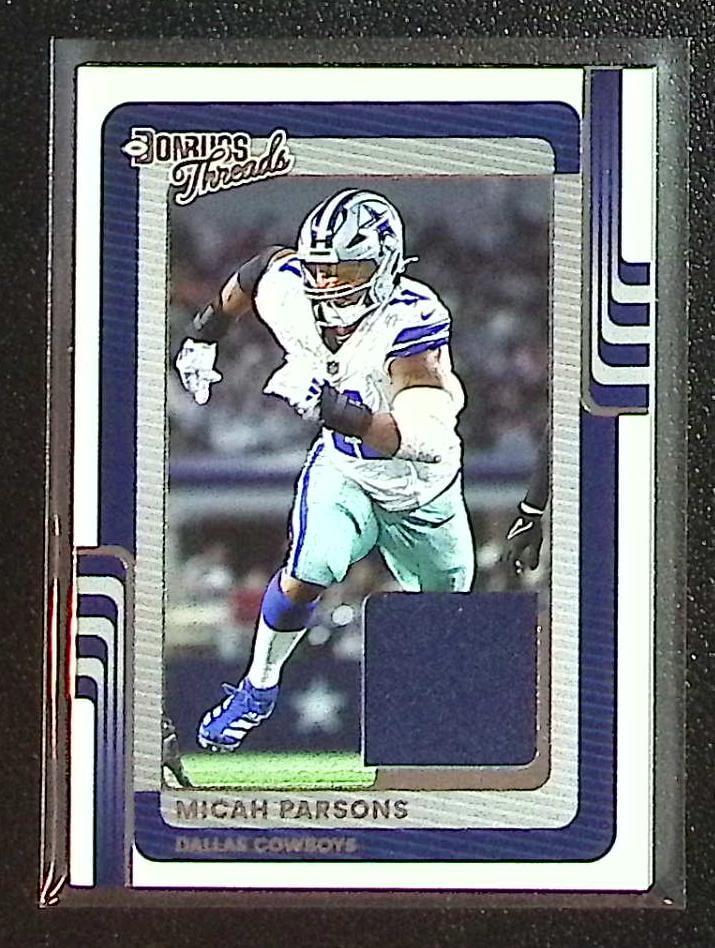 Micah Parsons Patch 2025 Donruss #DTH-MPS Cowboys, Packers (1 of 2)