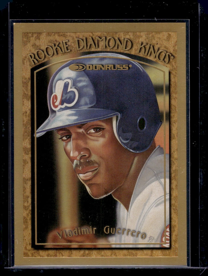 Vladimir Guerrero Rookie Diamond Kings /10000 1997 Donruss #2 Montreal Expos: Donruss Baseball MLB Trading & Sports Cards, Sports Cards for Sale Near Me, Prizm, Mosaic, Select, SP, SSP, Auction Memorabilia Lots for Sale On Line, World Series & Hall of Fame Players, Diamond King