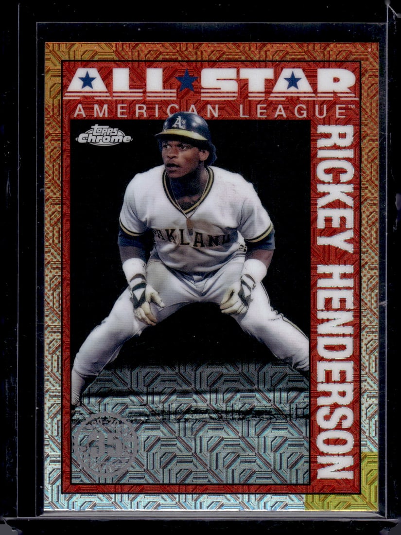 Rickey Henderson Silver Pack Mojo 2025 Topps #90ASC-1 Oakland Athletics: Topps Baseball MLB Trading & Sports Cards, Sports Cards for Sale Near Me, World Series & Hall of Fame Players Memorabilia, Refractors, X-Fractors, Numbered, SP, SSP, Valuable Auction Memorabilia Lots 