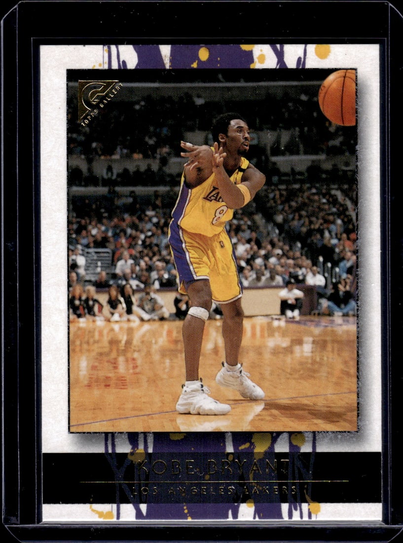 Kobe Bryant 2001 Topps Gallery #80 Los Angeles Lakers (1 of 2)