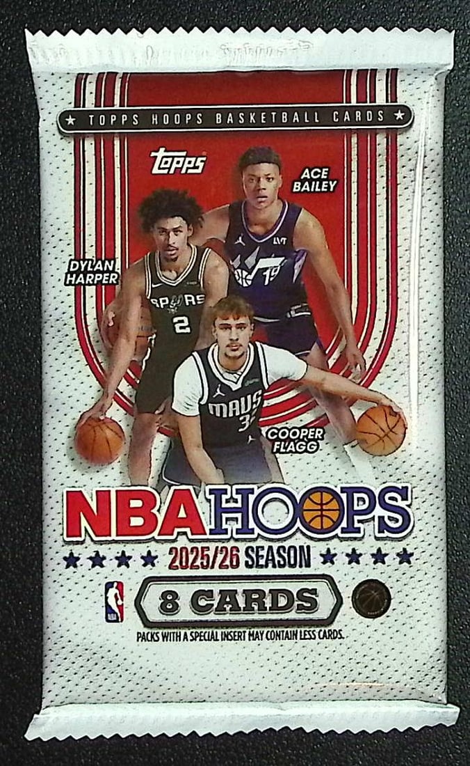 2026 Topps NBA Hoops Basketball Blaster Box Pack: Cooper Flagg & Kon Kneuppel Rookie Cards: Cooper Flagg & Kon Kneuppel Rookie Cards. Topps Basketball NBA Trading & Sports Cards, Rookie Cards in this set are Cooper Flagg, Dylan Harper, Ace Bailey, V J Edgecombe, Kon Knueppel , Autographs, Si