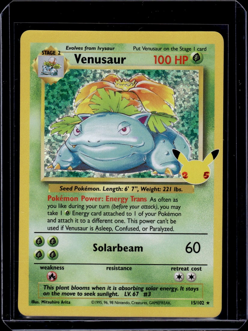 2021 Pokemon Celebrations Classic Collection Venusaur Holo Rare #15 (1 of 2)