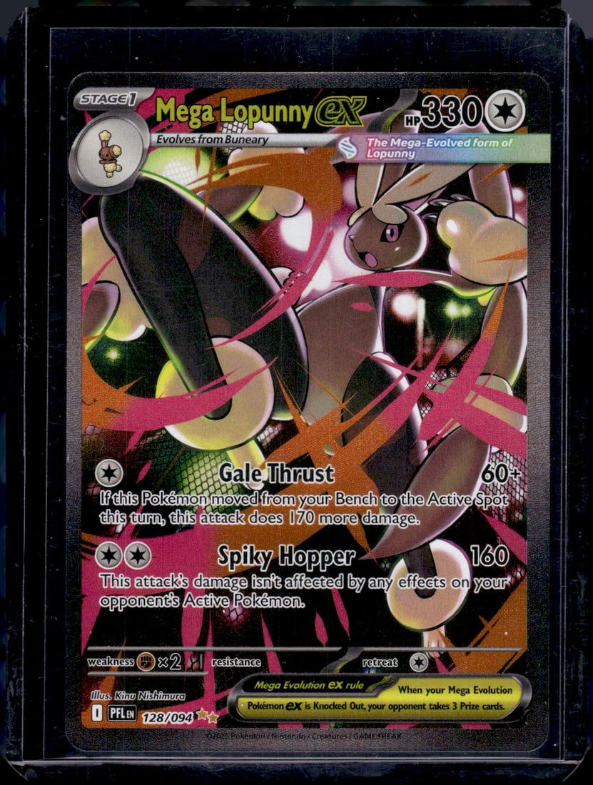 Pokemon Phantasmal Flames Mega Lopunny Ex Special Illustration Rare #128 (1 of 2)