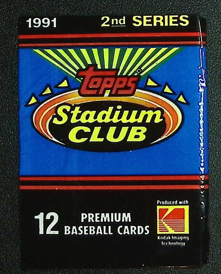 1991 Topps Stadium Club Series 2 Vintage Baseball Retail Box Wax Pack: Vintage Valuable Topps Baseball MLB Trading & Sports Cards, Robin Yount, George Brett, Rickey Henderson, Nolan Ryan, Old Sports Cards for Sale Near Me, World Series & hall of Fame Players, Auction Mem