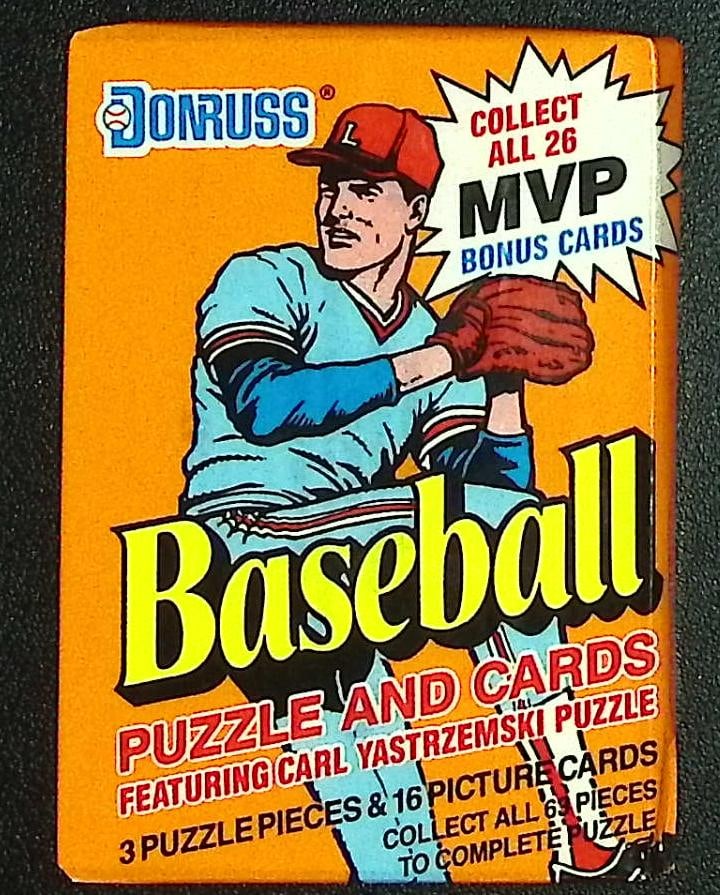 1990 Donruss Vintage Series 1 Baseball Card Factory Sealed Retail Box Wax Pack, Sports Card: Vintage Valuable Donruss Baseball MLB Trading & Sports Cards, Robin Yount, George Brett, Rickey Henderson, Nolan Ryan, Old Sports Cards for Sale Near Me, World Series & hall of Fame Players, Auction M