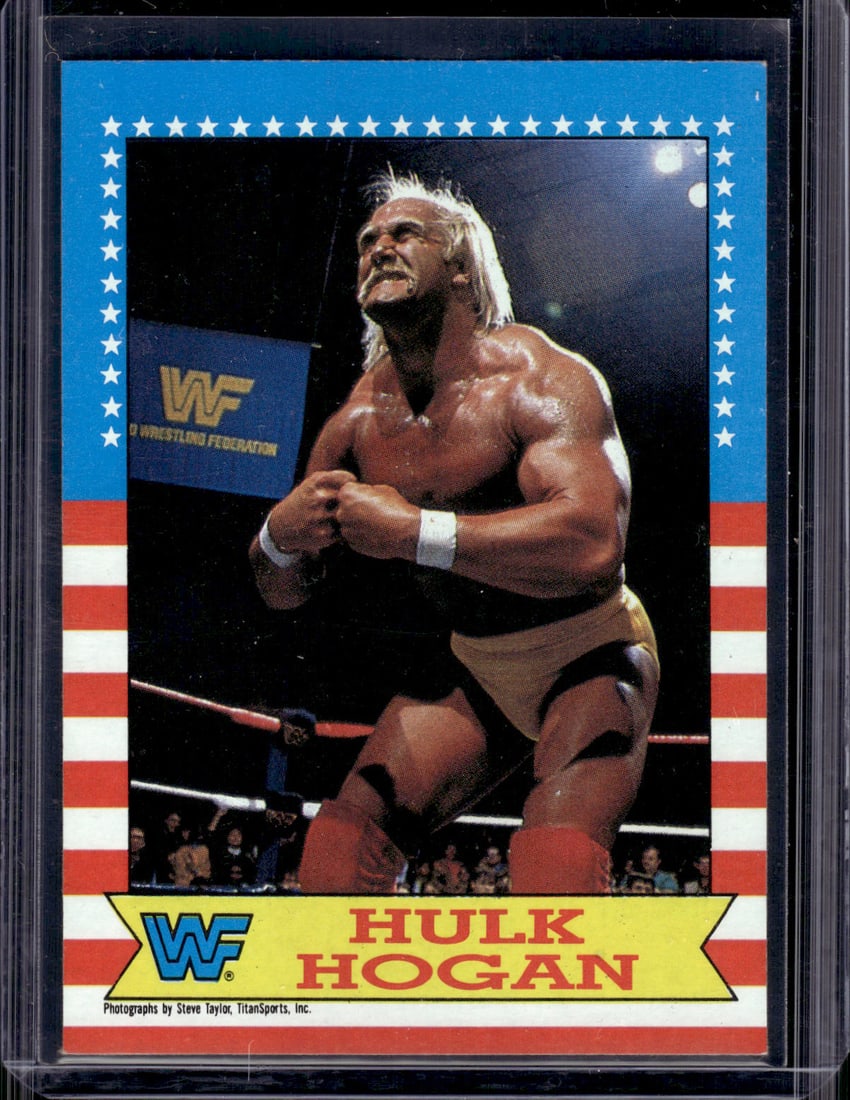 Hulk Hogan 1987 Topps WWF #3: WWF, WWE, nWo, WCW, ECW, Wrestling, Pro Wrestling, Wrestling Cards, Wrestling Sports Cards