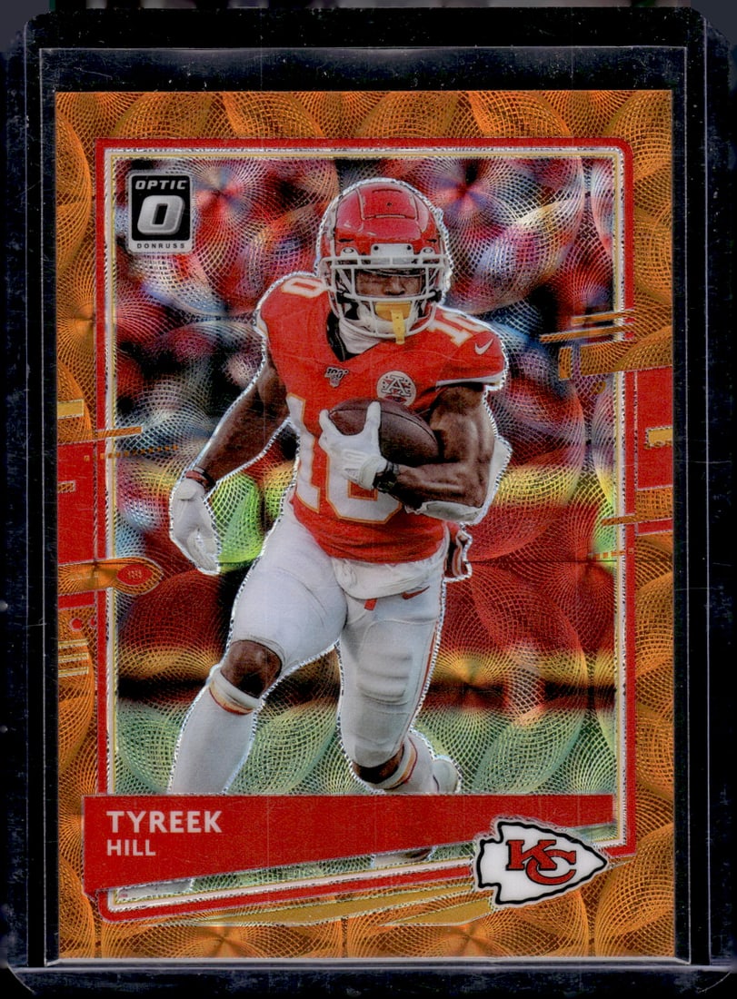 Tyreek Hill Orange Scope Prizm /79 2020 Donruss Optic #2 Chiefs, Dolphins (1 of 2)