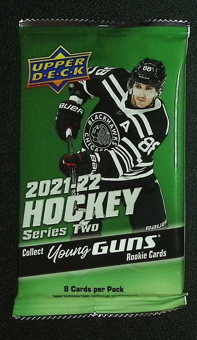 2021-22 Upper Deck Series 2 Hockey Card Retail Box Pack - Young Guns Rookie Cards (1 of 1)