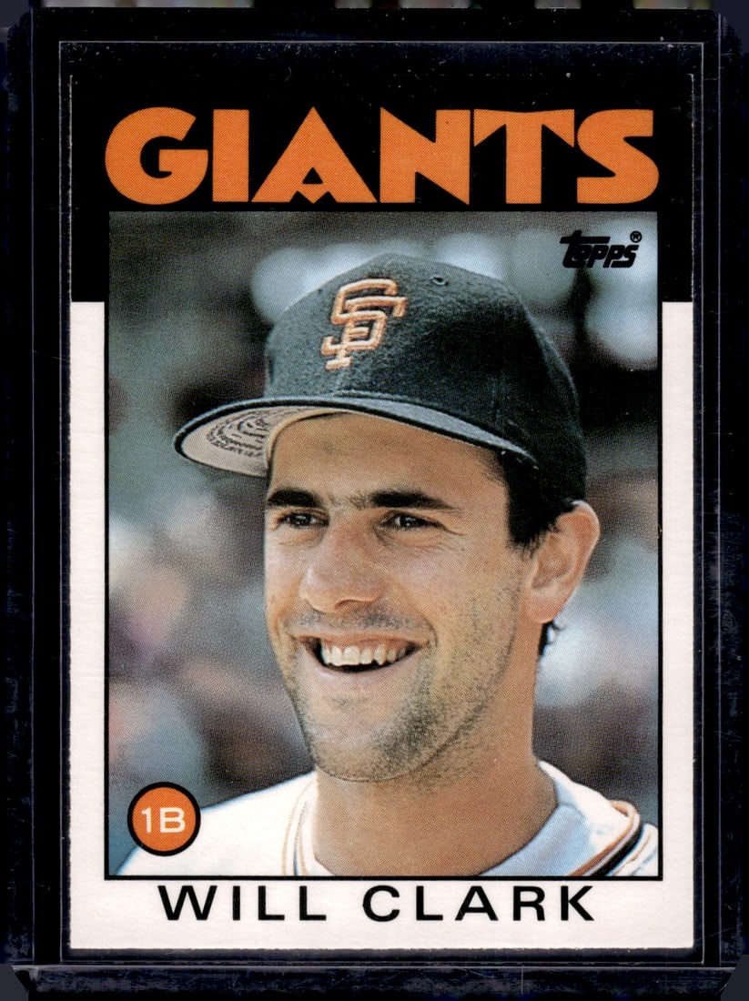 Will Clark Rookie Card 1986 Topps Traded #24T San Francisco Giants: Topps Baseball MLB Trading & Sports Cards, Sports Cards for Sale Near Me, World Series & Hall of Fame Players Memorabilia, Refractors, X-Fractors, Numbered, SP, SSP, Valuable Auction Memorabilia Lots 