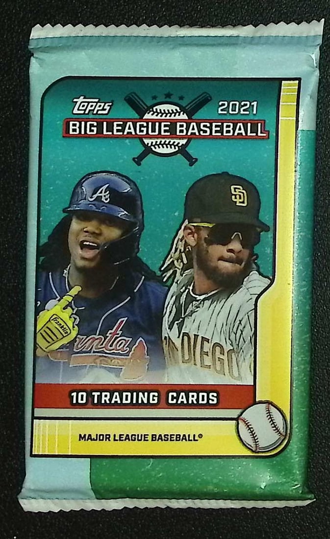 2021 Topps Big League Baseball HOBBY BOX PACK: Topps MLB Rookie Baseball Trading Cards, Sports Cards for Sale Near Me, World Series & Hall of Fame Players, Shohei Ohtani, Mike Trout, Aaron Judge, Mookie Betts, Boston Red Sox, New York Yankees
