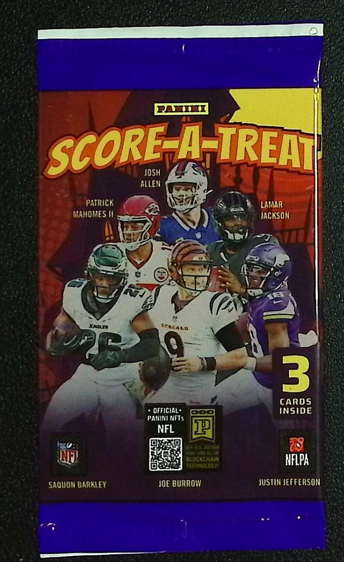 2025 Panini Score A Treat Football Cards Retail Pack, Sports Cards Cam Ward, Travis Hunter, Shedeur (1 of 1)