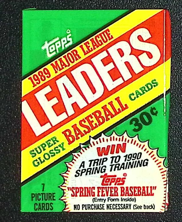 1989 Topps Major League Leaders Super Glossy Vintage Baseball Cards Retail Box Wax Pack Mini Cards: Topps Vintage Baseball Rookie MLB Trading & Sports Cards, Gary Carter, Nolan Ryan, Orel Hersheiser, Don Mattingly, Mike Schmidt Philadelphia Phillies, Old Baseball Cards for Sale Near Me, World Series