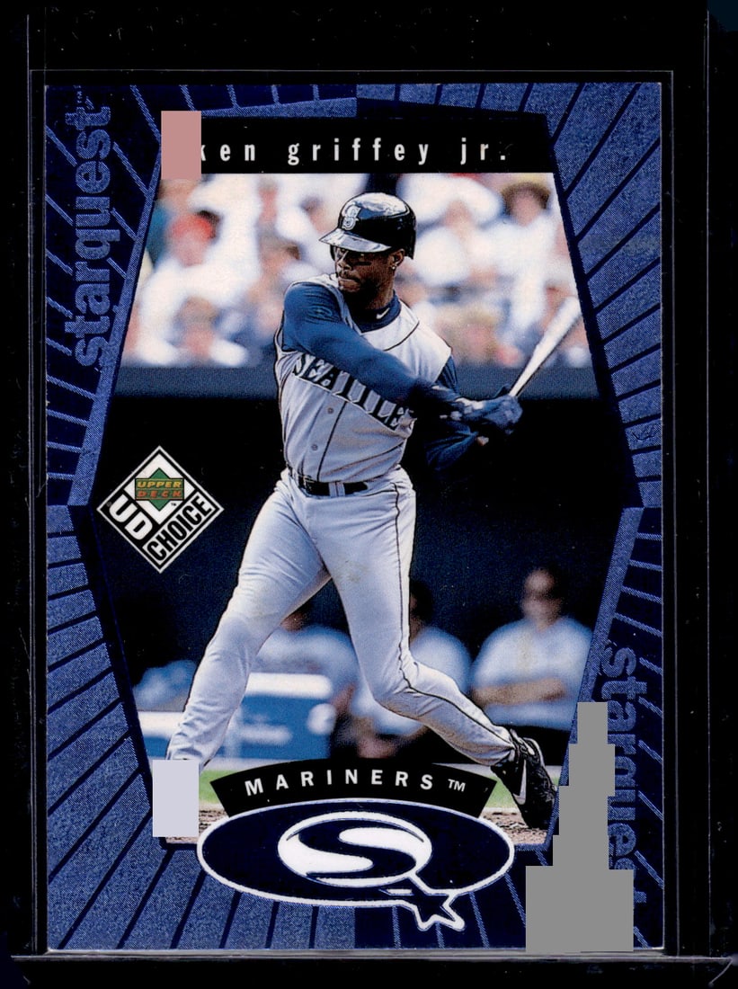 Ken Griffey Jr. Starquest 1999 Upper Deck #SQ1 Seattle Mariners: Upper Deck Baseball MLB Trading & Sports Cards, Old Sports Cards for Sale Near Me, Auction Memorabilia Lots for Sale On Line, World Series & Hall of Fame Players
