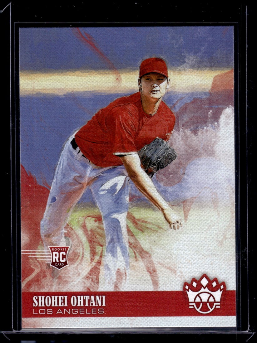 Shohei Ohtani Rookie Card 2018 Panini Diamond Kings #73 Angels, Dodgers: Panini Baseball MLB Trading & Sports Cards, Sports Cards for Sale Near Me, Prizm, Mosaic, Select, SP, SSP, Auction Memorabilia Lots for Sale On Line, World Series & Hall of Fame Players