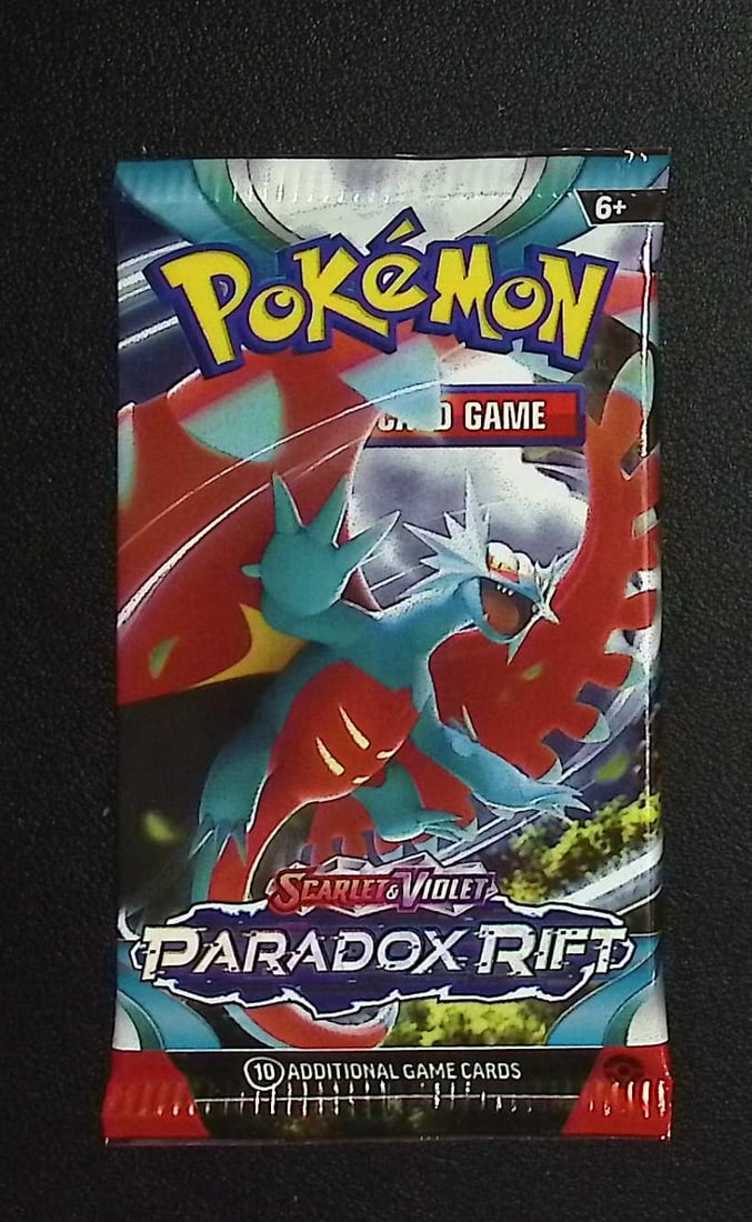 2023 Pokemon Scarlet & Violet Paradox Rift 10 Card TCG Booster Pack, Charizard, Pikachu, Holo (1 of 1)