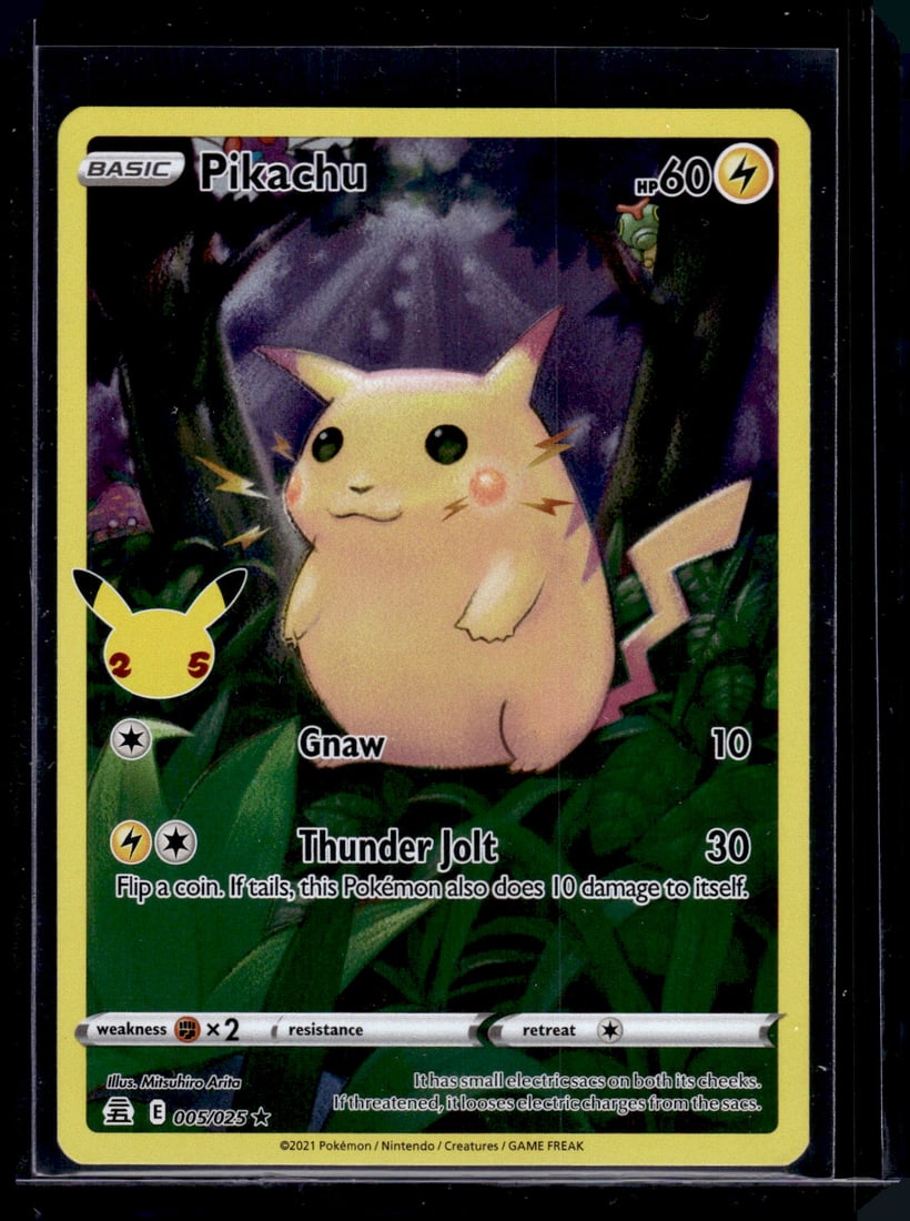 Pokemon Celebrations Pikachu Full Art #5: Pokemon Trading Card Game Cards, Charizard, Pikachu, Mewtwo, Reverse Holo, Holo Rare, Secret Rare Cards, Full Art Cards, Eevee, Ultra Rare Card, Illustration Rare, Special Illustration Rare SIR