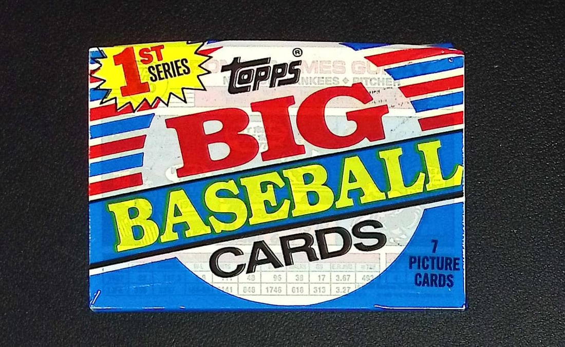 1988 Topps Vintage Big Baseball Cards Series 1 Retail Box Wax Pack, Sports Cards (1 of 1)
