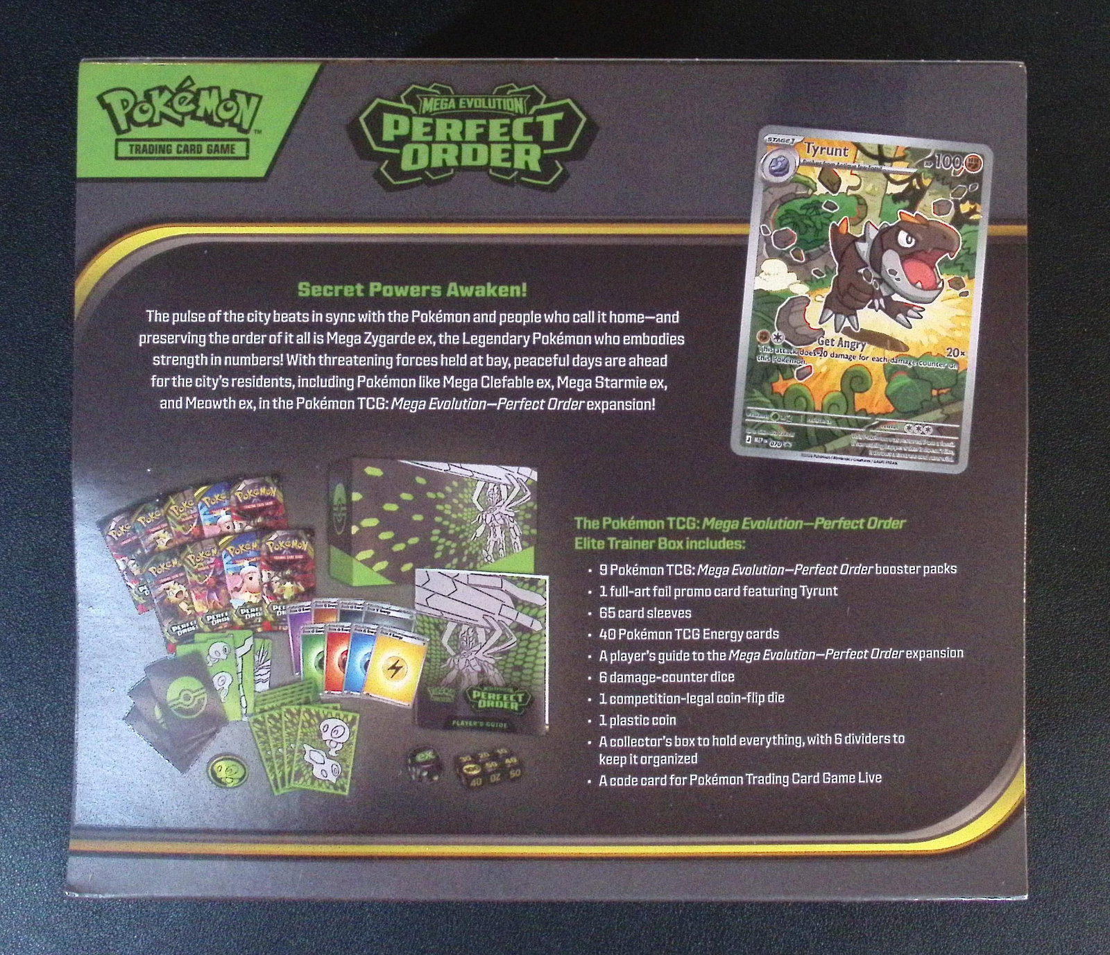 2025 Pokemon Perfect Order Elite Trainer Box (ETB) - 9 Booster Packs - 2