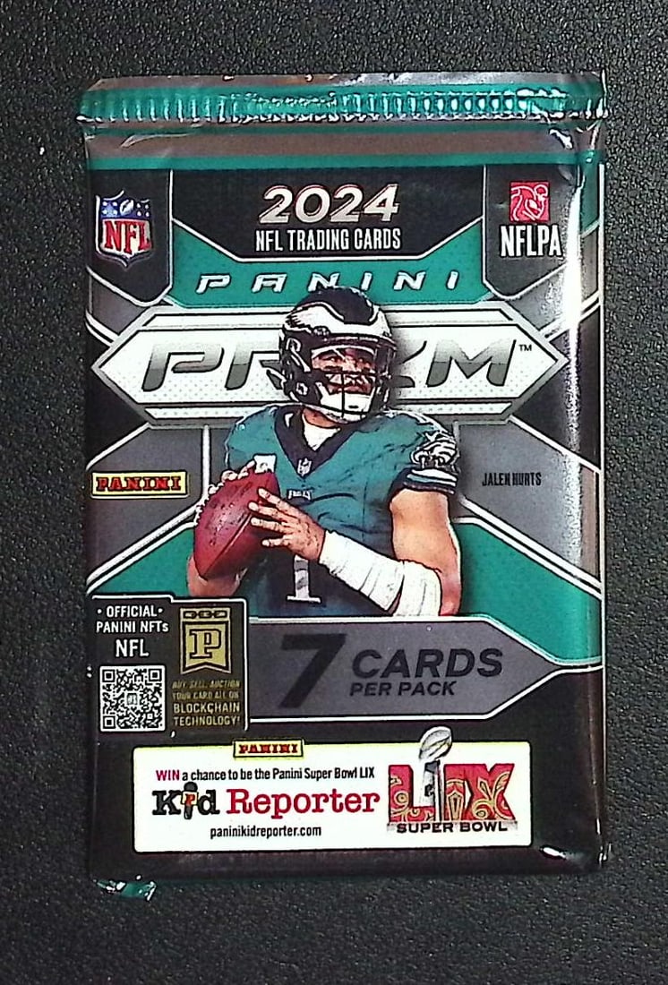 2024 Panini Prizm Football Cards Mega Box Pack Sports Cards Jayden Daniels: Panini Rookie Football NFL Trading & Sports Cards, Rookie Cards in This Set are Jayden Daniels, Bo Nix, Drake Maye, Marvin Harrison, Jr, JJ McCarthy, Football & Sports Cards for Sale Near Me, Silver,