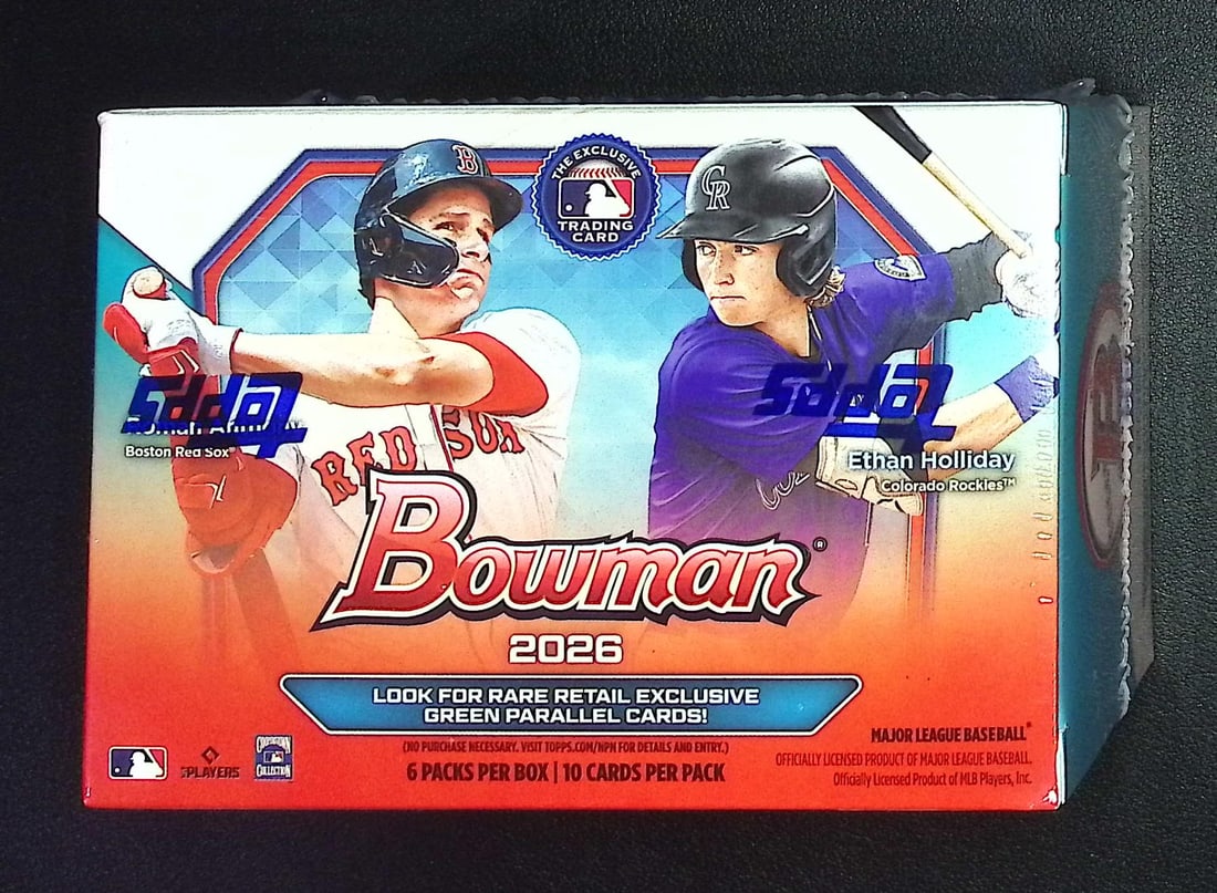 2026 Bowman Baseball Cards BLASTER BOX, Roman Anthony Rookie Card, Konnor Griffin Prospect: Bowman Baseball MLB Trading & Sports Cards, Roman Anthony Rookie Card, Konnor Griffin Prospect, Sports Cards for Sale Near Me, Prospect, Refractors, Auction Lots for Sale on Line, World Series & Hall 
