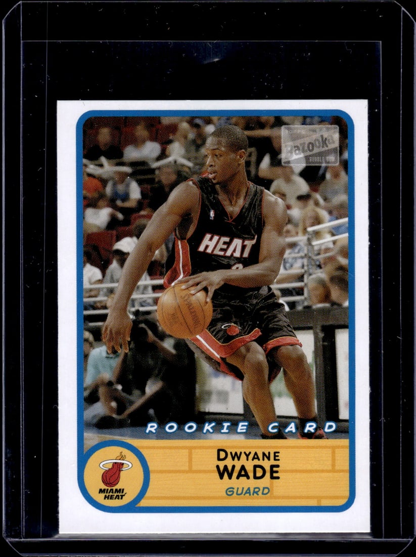 Dwyane Wade Rookie Card Mini 2003-04 Topps Bazooka #252 Miami Heat: Topps Basketball NBA Trading & Sports Cards, Sports Cards for Sale Near Me, Chrome, Refractor, SP, SSP, Valuable Auction Memorabilia Lots Sold On Line, NBA Championship & Hall of Fame Player Cards