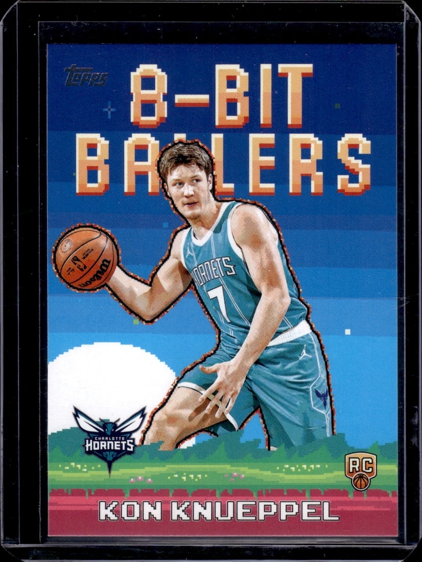 Kon Knueppel Rookie Card 8-Bit Ballers 2025-26 Topps #8B-34 Charlotte Hornets (1 of 2)