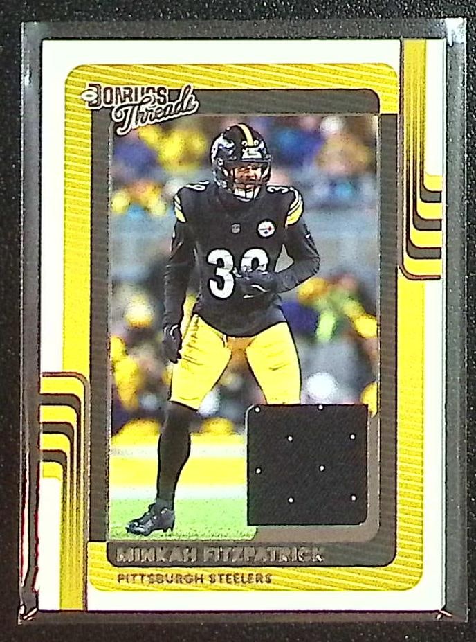 Minkah Fitzpatrick Patch 2025 Donruss #DTH-MFS Steelers, Dolphins (1 of 2)