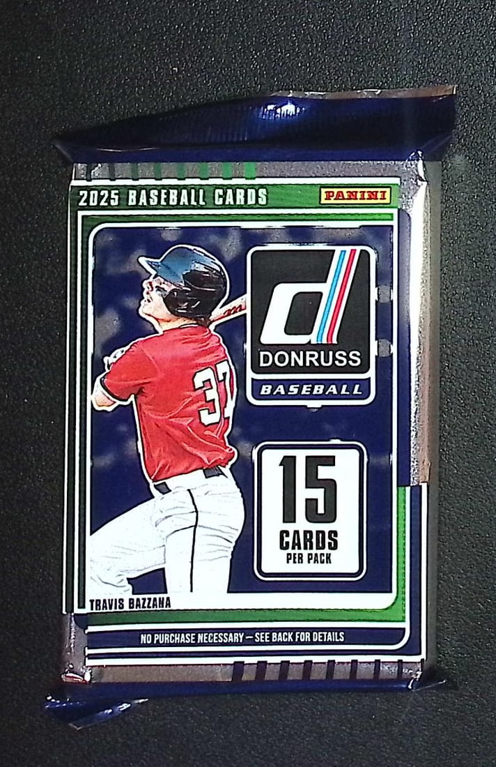2025 Donruss Baseball Card Blaster Box Pack - Shock Parallels (1 of 1)