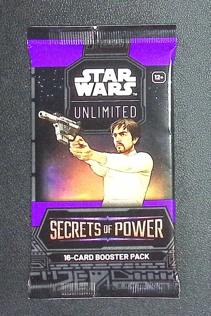 Star Wars Unlimited Secrets of Power 16 Card Booster Pack: 1 Rare or Legendary per Pack: Disney TCG, Trading Card Games, 1 Leader, 1 Base/Token, 9 Commons, 3 Uncommon, 1 Rare or Legendary, & 1 Premium Foil Card Per Pack. Darth Vader, Luke Skywalker, Princess Leia, Mandalorian, Yoda, Grogu