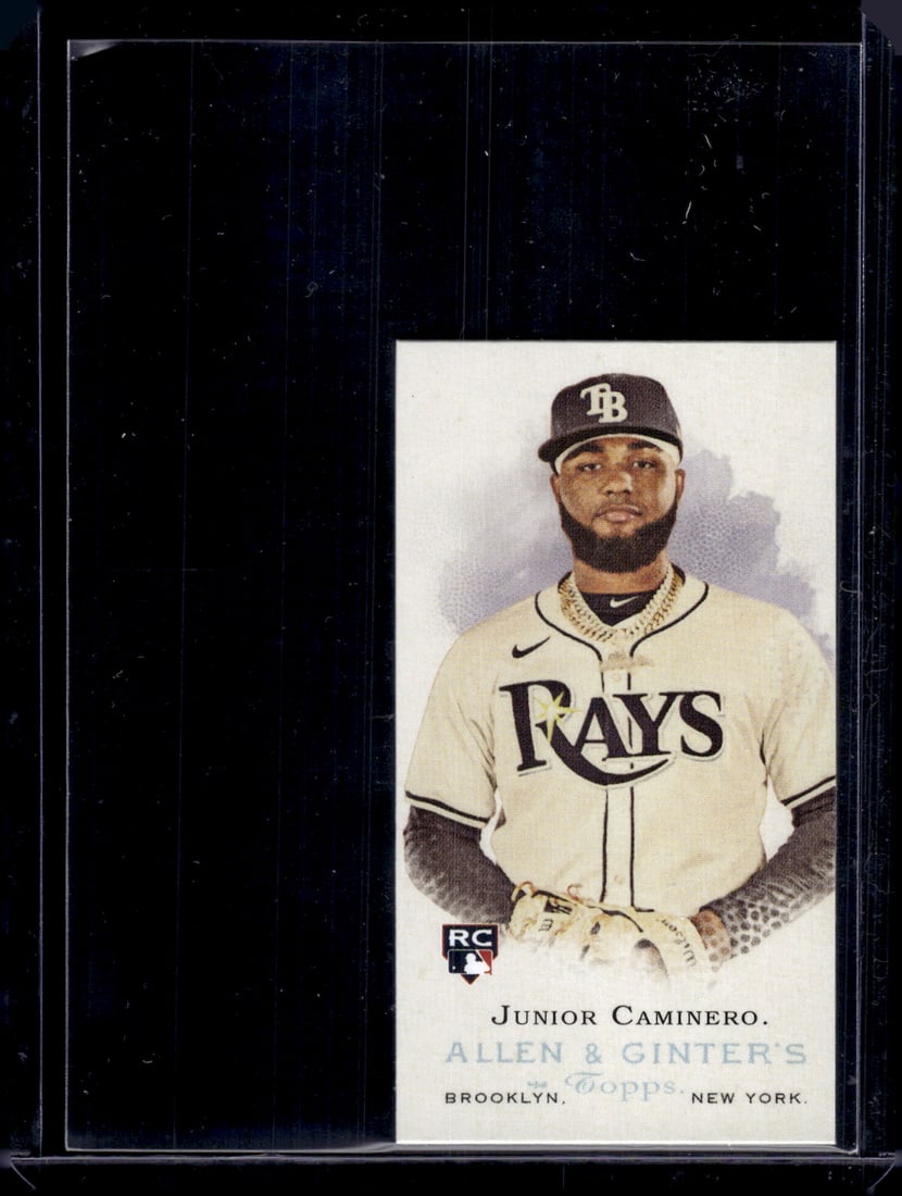 Junior Caminero Rookie Card Mini 2024 Allen & Ginter #RD-5 Tampa Bay Rays (1 of 2)
