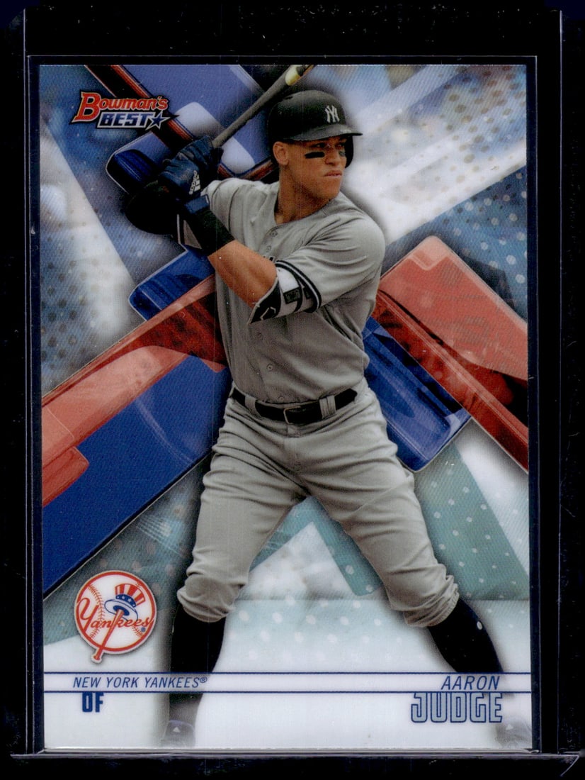 Aaron Judge Refractor 2018 Bowman's Best #25 New York Yankees: Bowman Baseball MLB Trading & Sports Cards, Sports Cards for Sale Near Me, World Series & Hall of Fame Players, SP, SSP, Chrome, 1st Bowman, Auction Memorabilia Lots Sold On Line