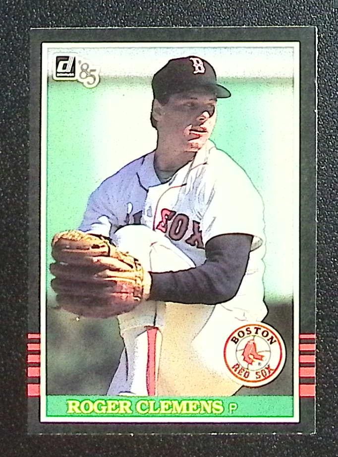 Roger Clemens Rookie Card 1985 Donruss #273 Boston Red Sox (1 of 2)