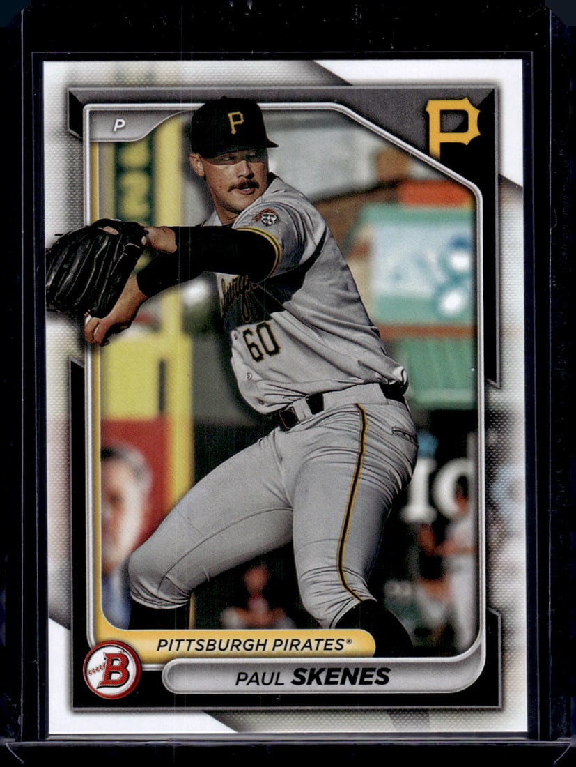 Paul Skenes Prospects 2024 Bowman #BP-125 Pittsburgh Pirates: Bowman Baseball MLB Trading & Sports Cards, Sports Cards for Sale Near Me, World Series & Hall of Fame Players, SP, SSP, Chrome, 1st Bowman, Auction Memorabilia Lots Sold On Line