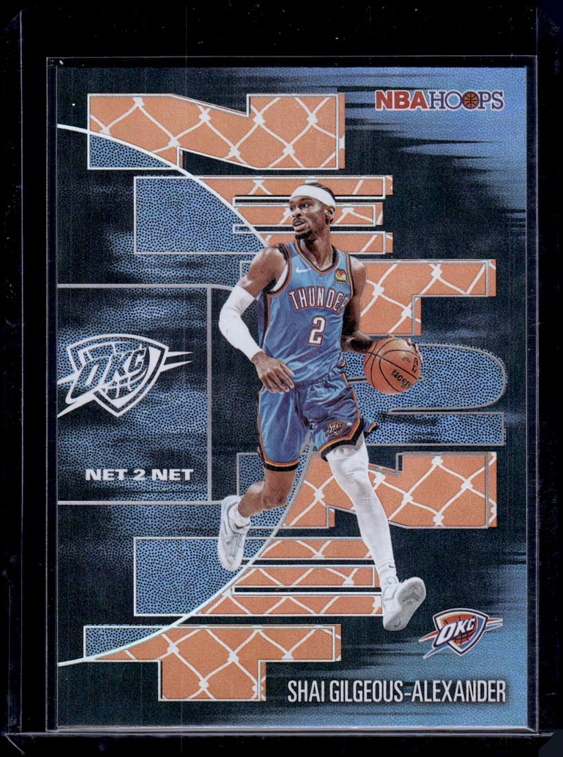 Shai Gilgeous-Alexander Net 2 Net Orange 2025-26 Topps NBA Hoops #NTN-14: Topps Basketball NBA Trading & Sports Cards, Sports Cards for Sale Near Me, Chrome, Refractor, SP, SSP, Valuable Auction Memorabilia Lots Sold On Line, NBA Championship & Hall of Fame Player Cards