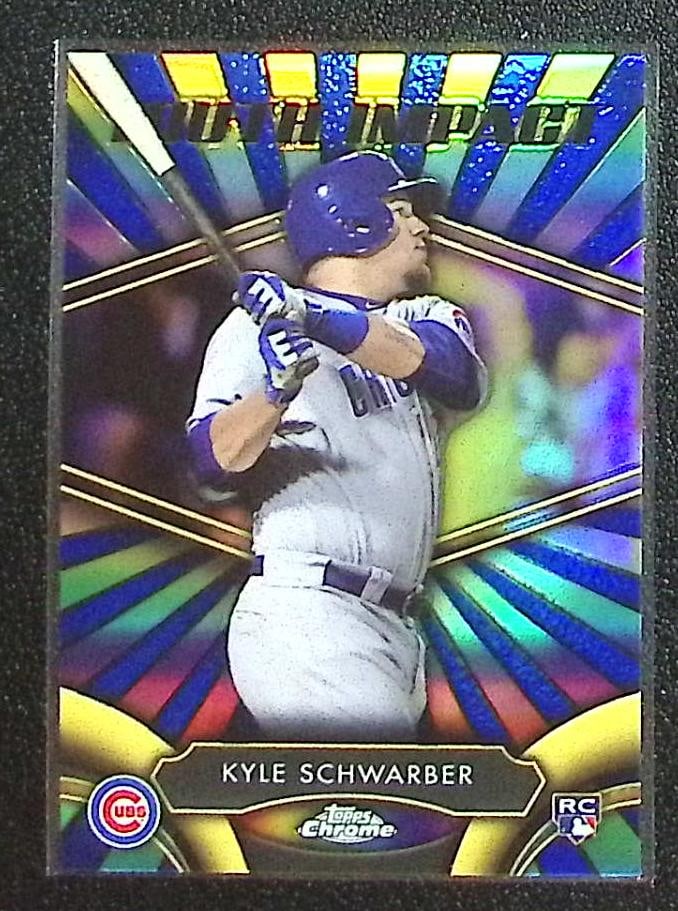 Kyle Schwarber Rookie Card Youth Impact 2016 Topps Chrome #YI-7 Cubs, Phillies: Topps Baseball MLB Trading & Sports Cards, Sports Cards for Sale Near Me, World Series & Hall of Fame Players Memorabilia, Refractors, X-Fractors, Numbered, SP, SSP, Valuable Auction Memorabilia Lots 