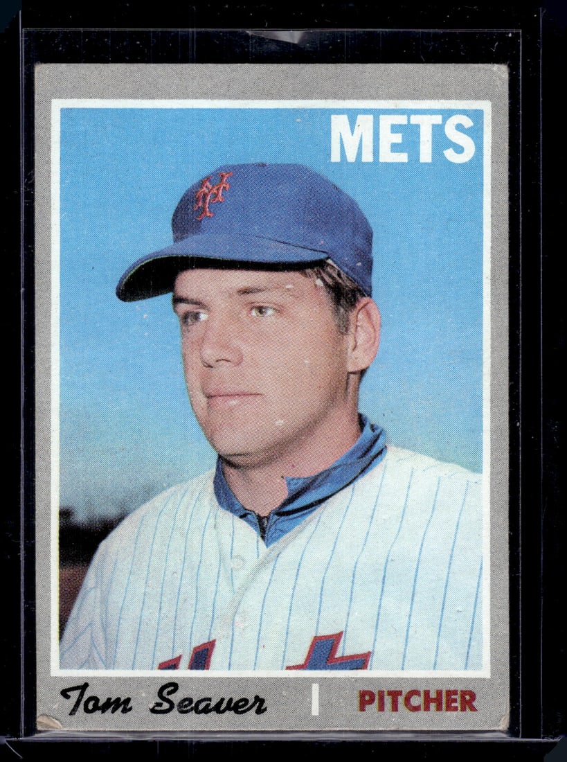 Tom Seaver 1970 Topps #300 New York Mets Vintage Baseball Card: MLB Trading Cards, Baseball Cards, Topps Cards, Topps Baseball Cards, Topps Vintage Cards, Sports Cards for Sale Near Me, Vintage Sports Card, Vintage Baseball Cards, Old Baseball Cards, Old Sports Ca
