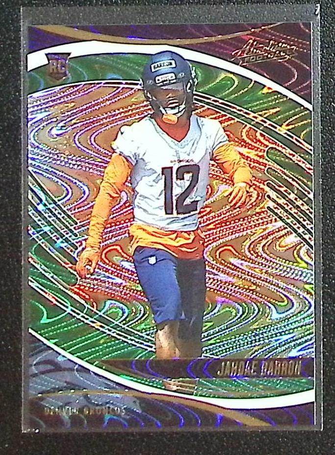 Jahdae Barron Green Waves /60 2025 Absolute #131 Denver Broncos: Panini Select, Prizm, Mosaic, Contenders, Zenith, Phoenix, Illusions, Absolute, Rookie NFL Sports Trading Cards, SP, SSP, Cards, Football Cards for Sale Near Me, Superbowl & Hall of Fame Player Cards,