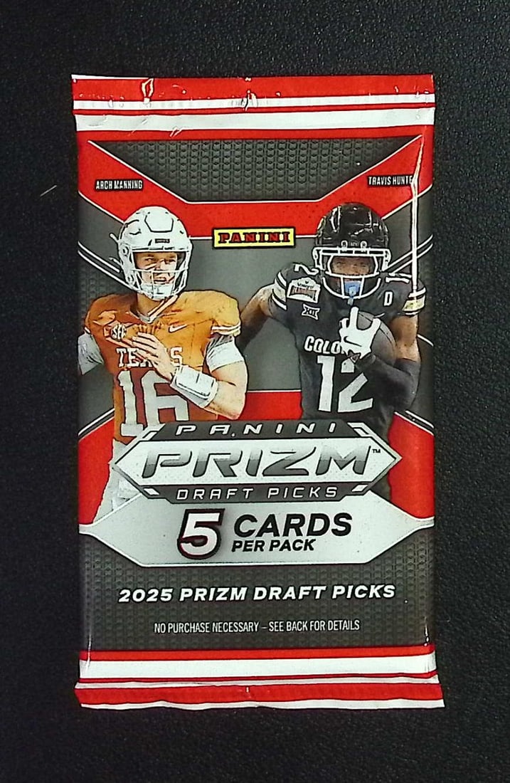 2025 Panini Prizm Draft Picks Football Card BLASTER BOX PACK Sports Card Rookie NFL Trading Cards: Panini Rookie Football NFL Trading & Sports Cards, Rookie Cards in This Set are Jaxson Dart, Cam Ward, Shedeur Sanders, Cam Skattebo, Travis Hunter, Football & Sports Cards for Sale Near Me, Silver, W