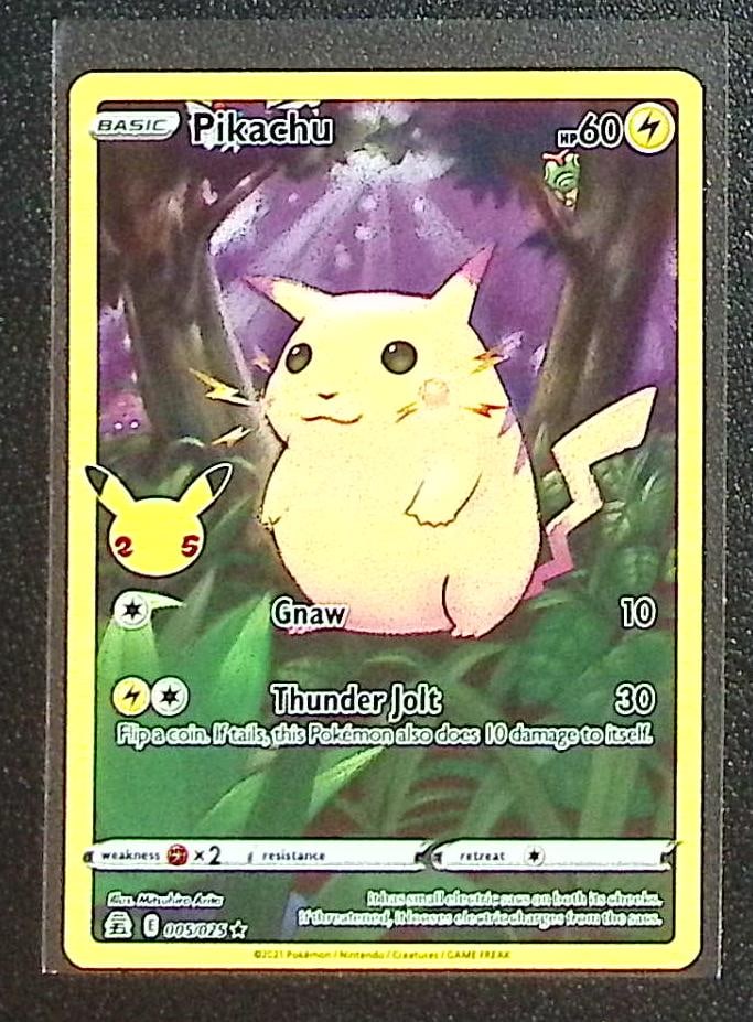 Pokemon Celebrations Pikachu Full Art #5 (1 of 2)