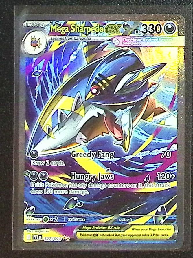 Pokemon Phantasmal Flames Mega Sharpedo Ex Special Illustration Rare #127 (1 of 2)