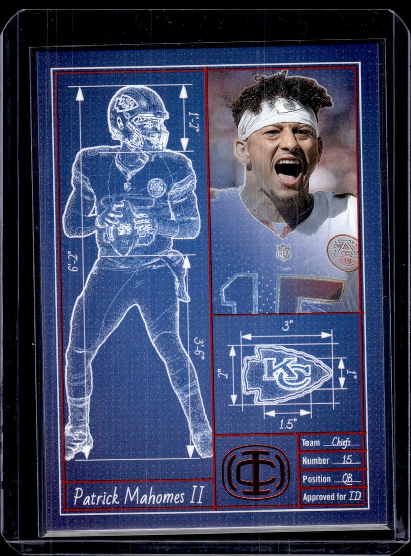 Patrick Mahomes Touchdown Architect Red Parallel 2025 Icon Collection Mahomes #TA-6: Panini Select, Prizm, Mosaic, Contenders, Zenith, Phoenix, Illusions, Absolute, Rookie NFL Sports Trading Cards, SP, SSP, Cards, Football Cards for Sale Near Me, Superbowl & Hall of Fame Player Cards,