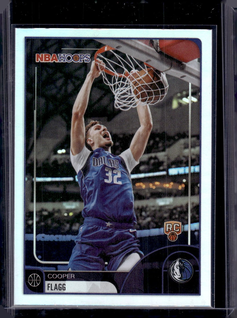 Cooper Flagg Rookie Card 2025-26 Topps NBA Hoops #35 Dallas Mavericks: Topps Basketball NBA Trading & Sports Cards, Sports Cards for Sale Near Me, Chrome, Refractor, SP, SSP, Valuable Auction Memorabilia Lots Sold On Line, NBA Championship & Hall of Fame Player Cards