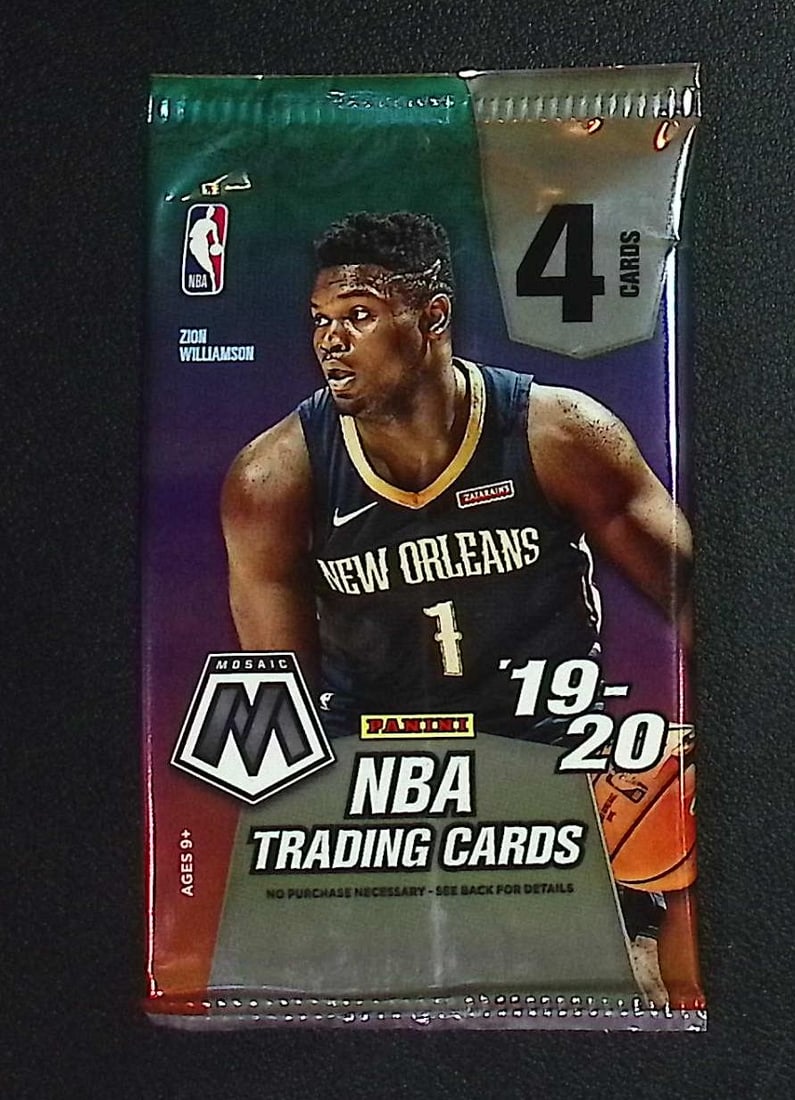 2019-20 Panini Mosaic Basketball Blaster Box Pack - RC's: Zion Williamson & Ja Morant: Panini Basketball NBA Trading & Sports Cards, Sports Cards for Sale Near Me, Auction Lots for Sale On Line, Shai Gilgeous-Alexander, Steph Curry, Nikola Jokic, Luka Doncic, Anthony Davis, NBA Champion