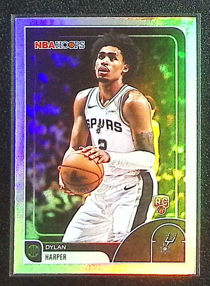 Dylan Harper Rookie Card 2025-26 Topps NBA Hoops #7 San Antonio Spurs: Topps Basketball NBA Trading & Sports Cards, Sports Cards for Sale Near Me, Chrome, Refractor, SP, SSP, Valuable Auction Memorabilia Lots Sold On Line, NBA Championship & Hall of Fame Player Cards
