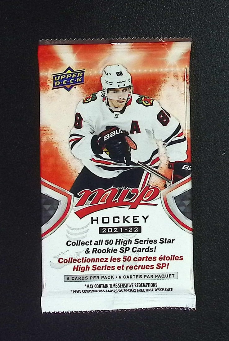 2021-22 Upper Deck MVP Hockey Cards High Series HOBBY BOX PACK Sports Cards: Upper Deck MVP Hockey NHL Trading & Sports Cards, Rookie SP Cards, Stanley Cup & Hall of Fame Players, Connor McDavid, Alex Ovechkin, Sports Cards for Sale Near Me, Auction Memorabilia Lots For Sale N