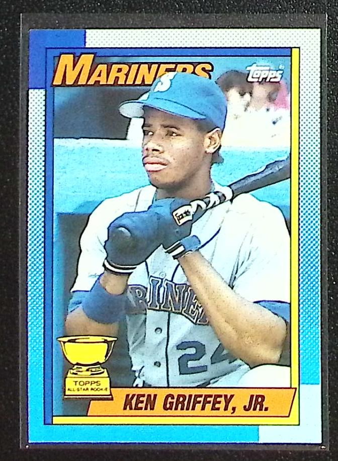 Ken Griffey Jr. 1990 Topps #336 Seattle Mariners: Topps Baseball MLB Trading & Sports Cards, Sports Cards for Sale Near Me, World Series & Hall of Fame Players Memorabilia, Refractors, X-Fractors, Numbered, SP, SSP, Valuable Auction Memorabilia Lots 