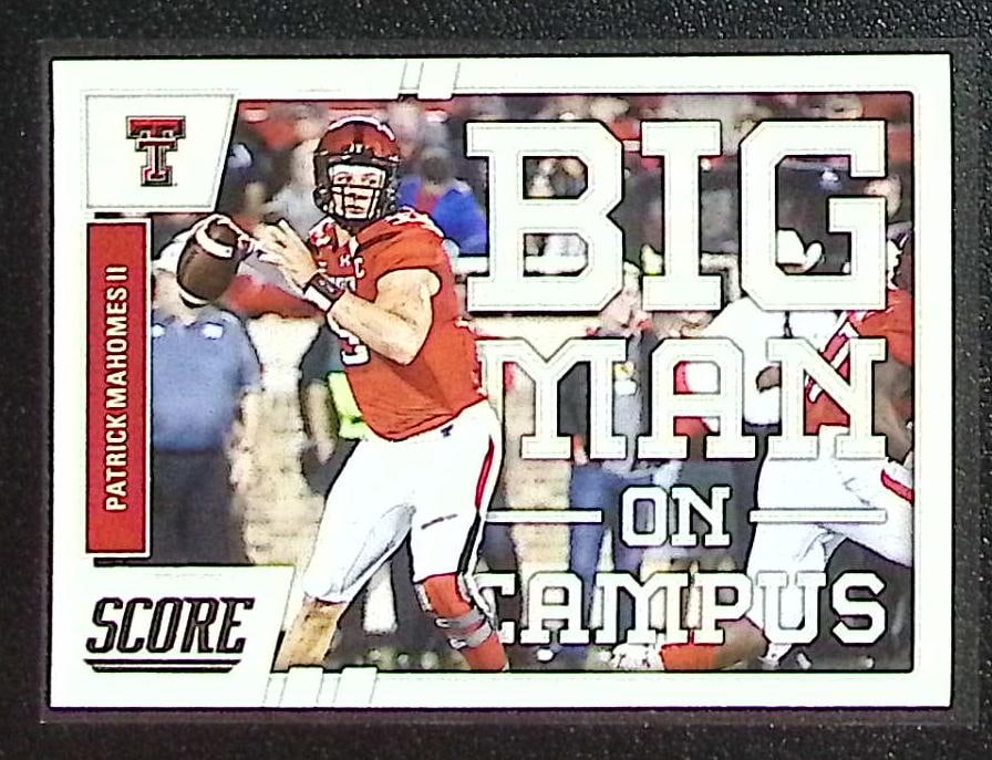 Patrick Mahomes Rookie Card 2017 Panini Score #6 Texas Tech, Chiefs: Panini Select, Prizm, Mosaic, Contenders, Zenith, Phoenix, Illusions, Absolute, Rookie NFL Sports Trading Cards, SP, SSP, Cards, Football Cards for Sale Near Me, Superbowl & Hall of Fame Player Cards,